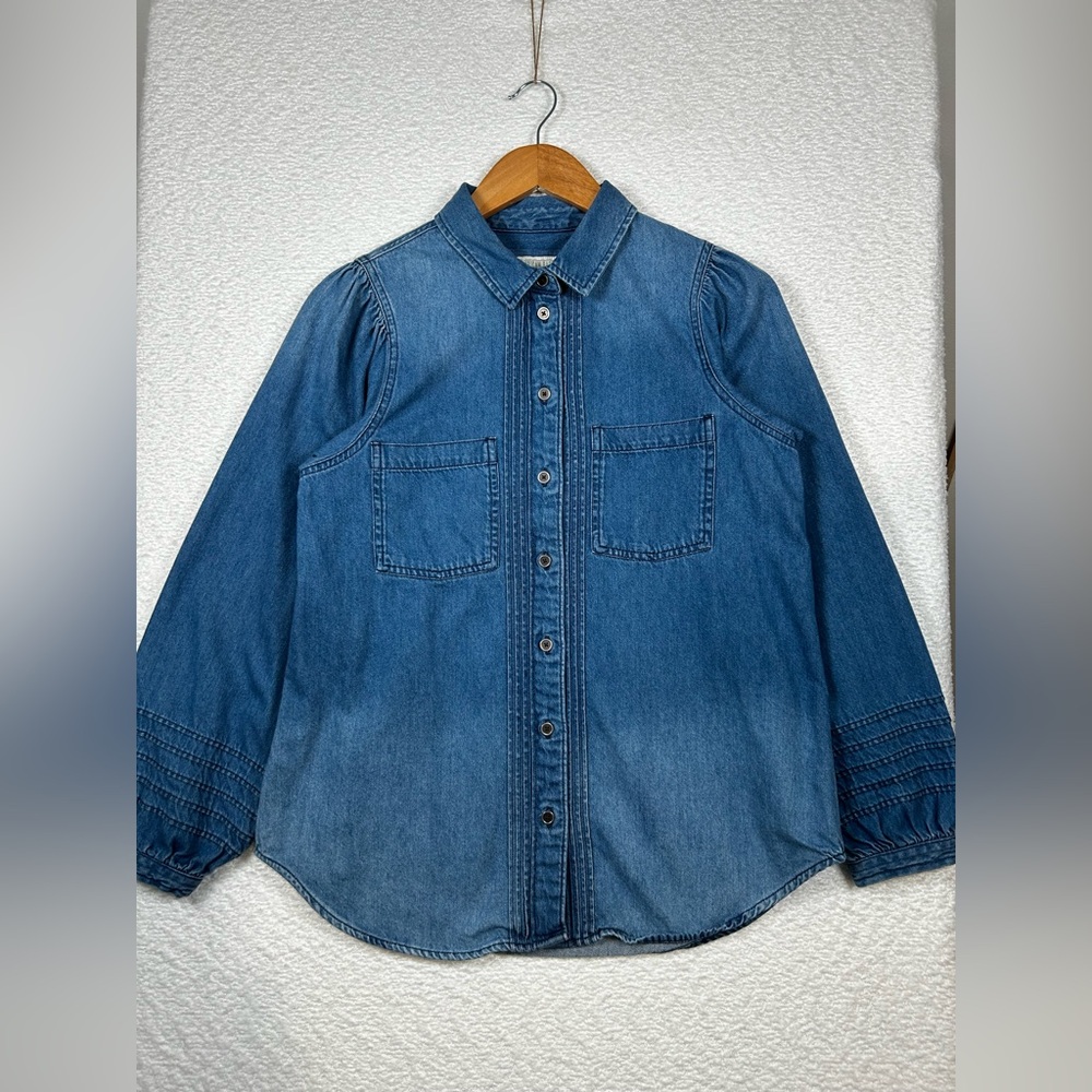 American Eagle Denim Button-Up Women’s Shirt Vintage Inspired 100% Cotton